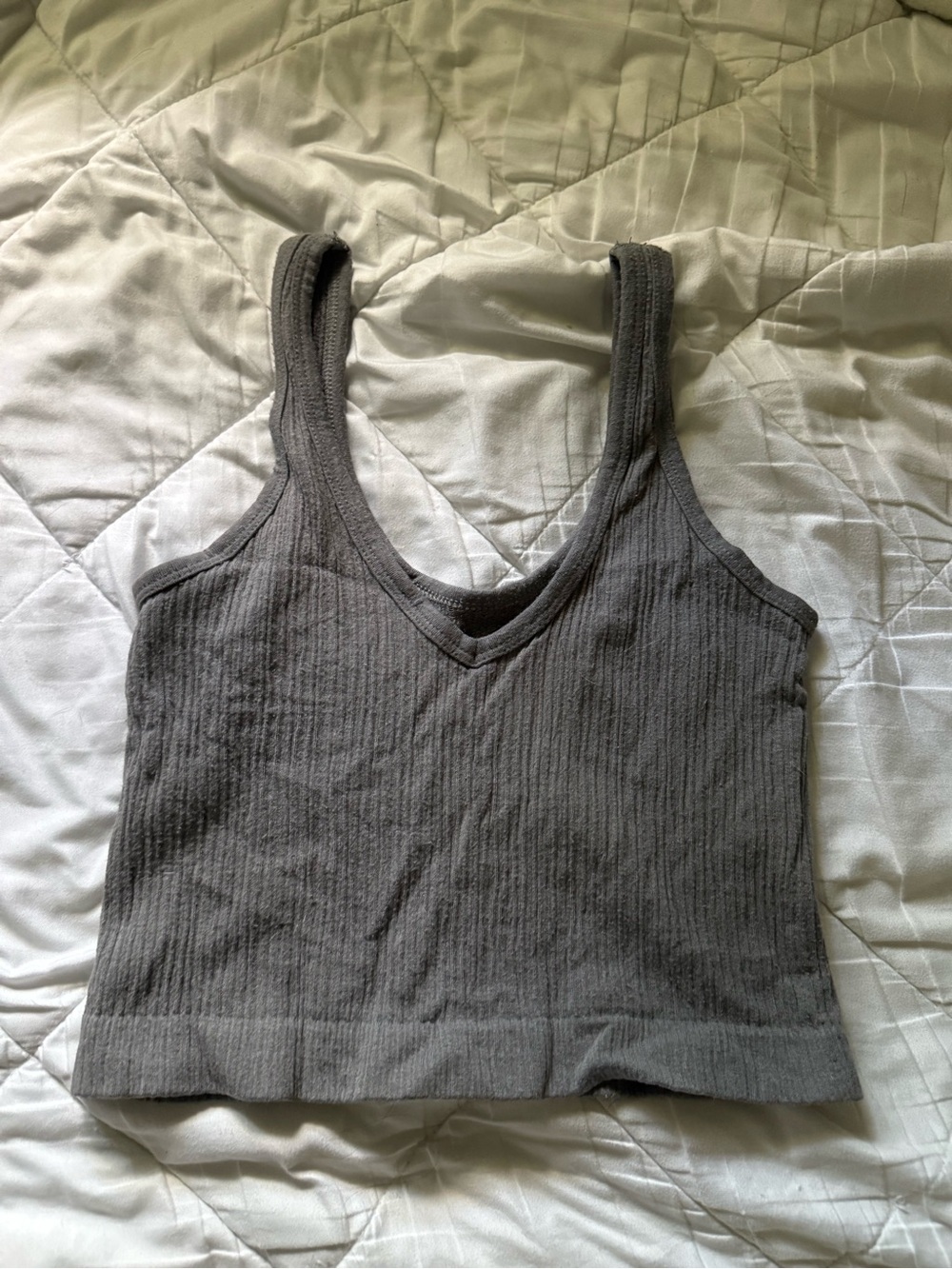 Urban Outfitters Ribbed Cropped Top